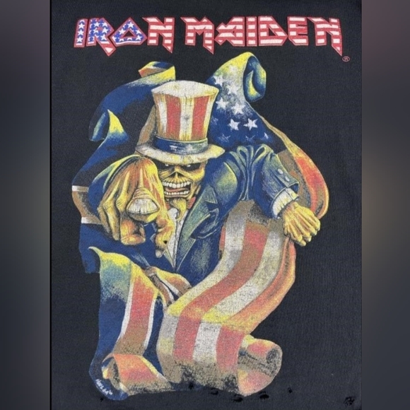 RARE 90’S IRON MAIDEN EDDIE THE HEAD UNCLE SAM - Picture 2 of 4